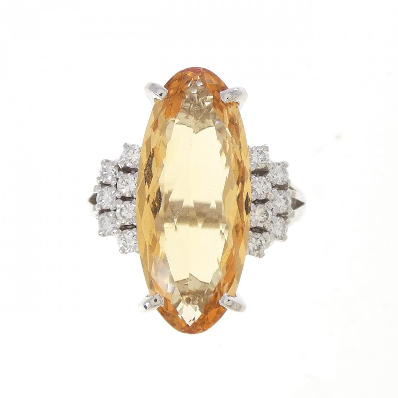 PT900 インペリアルトパーズ リング 7.55CT