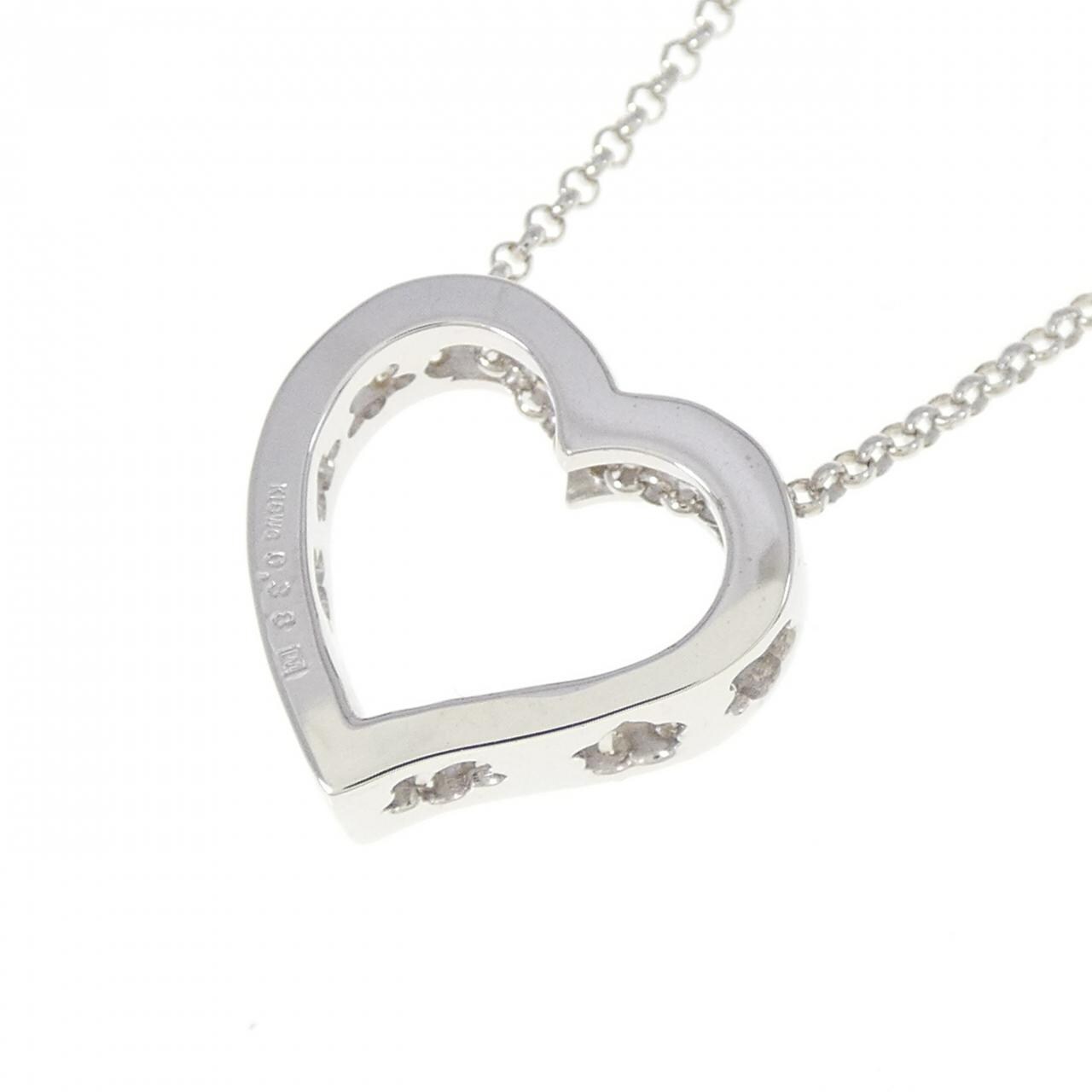 ポンテヴェキオ ハート ネックレス 0.38CT