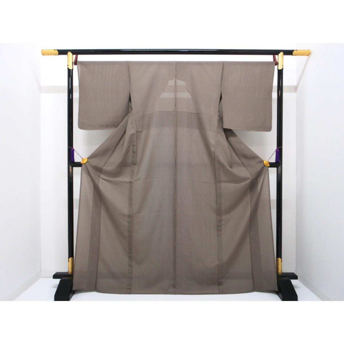 【未使用品】単衣　駒絽江戸小紋　万筋