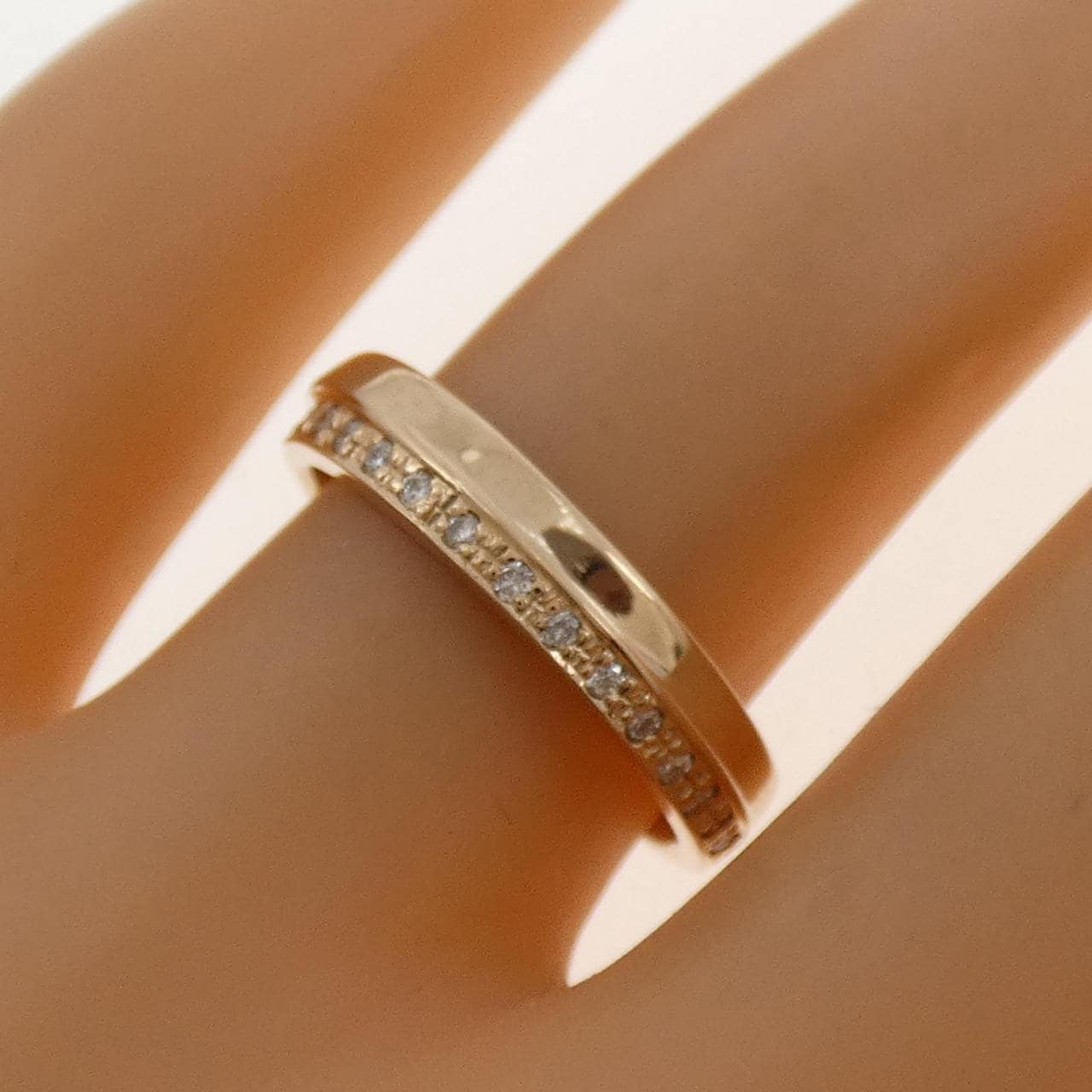 K18PG ダイヤモンド リング 0.15CT