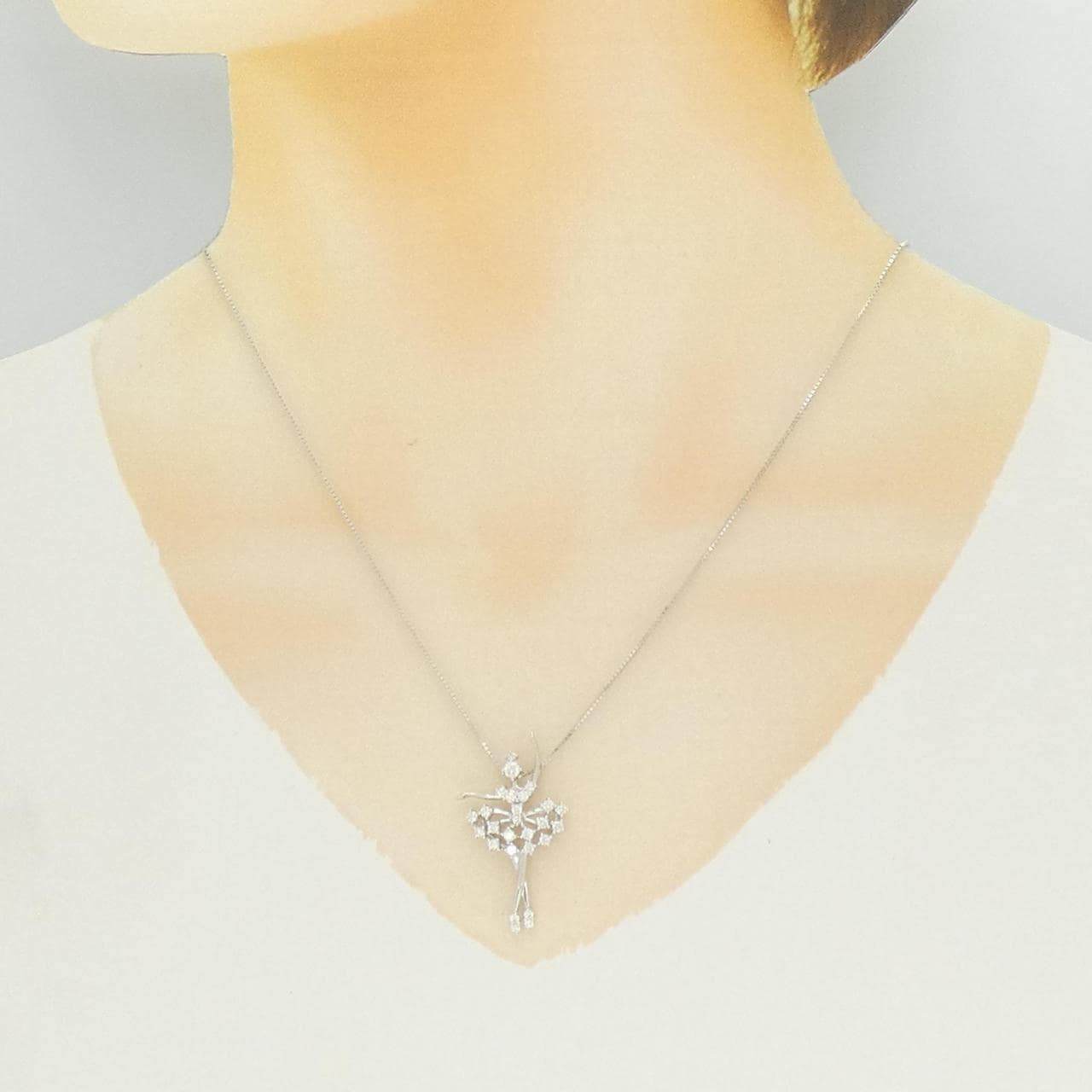 タサキ ダイヤモンド ネックレス 0.47CT