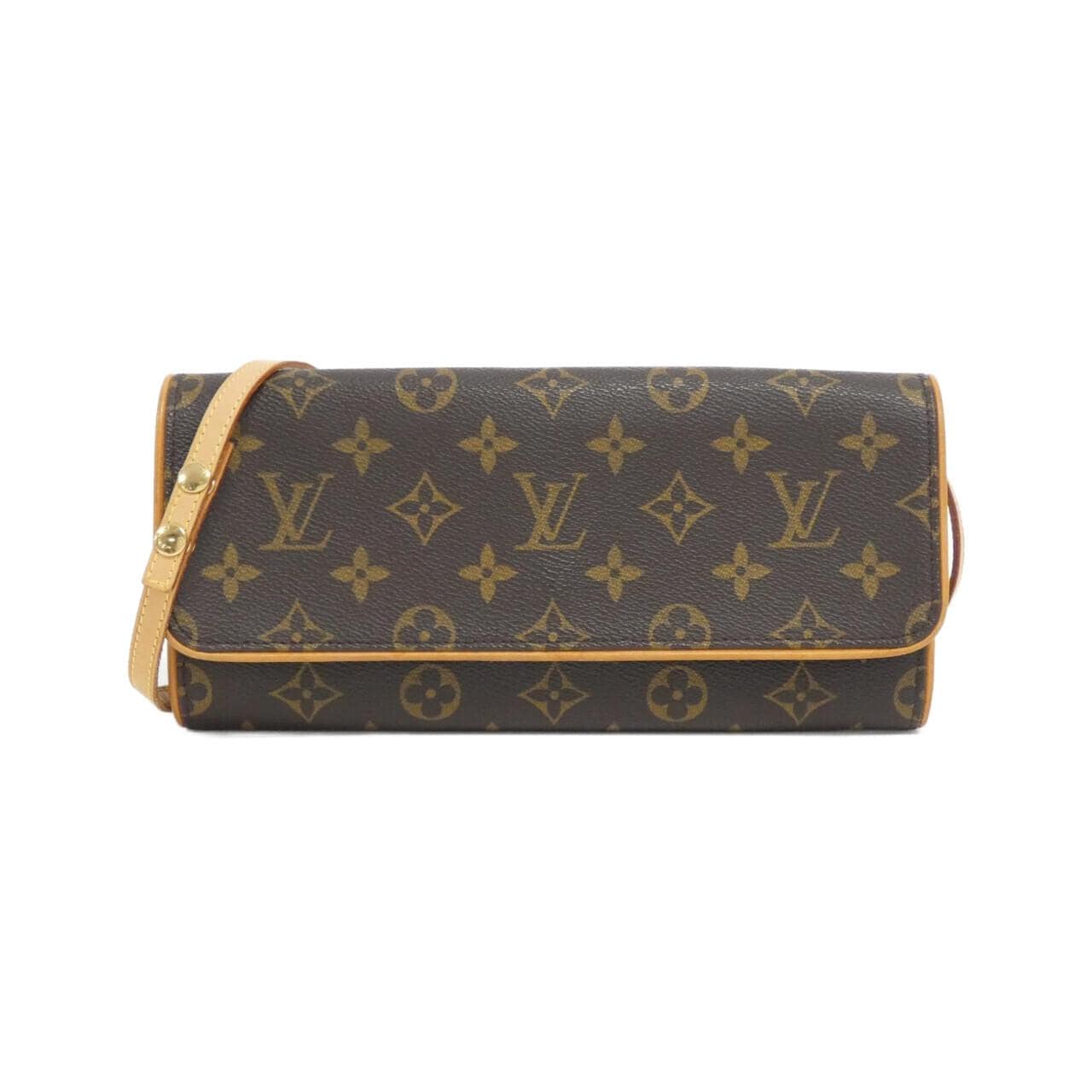 LOUIS VUITTON Monogram Pochette Twin GM M51852 单肩包