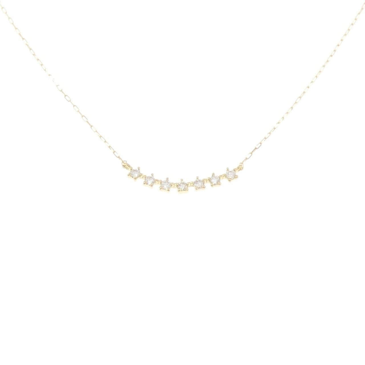 【新品】K18YG ダイヤモンド ネックレス 0.08CT