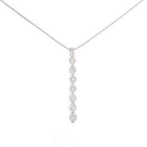 K18WG ダイヤモンド ネックレス 0.50CT