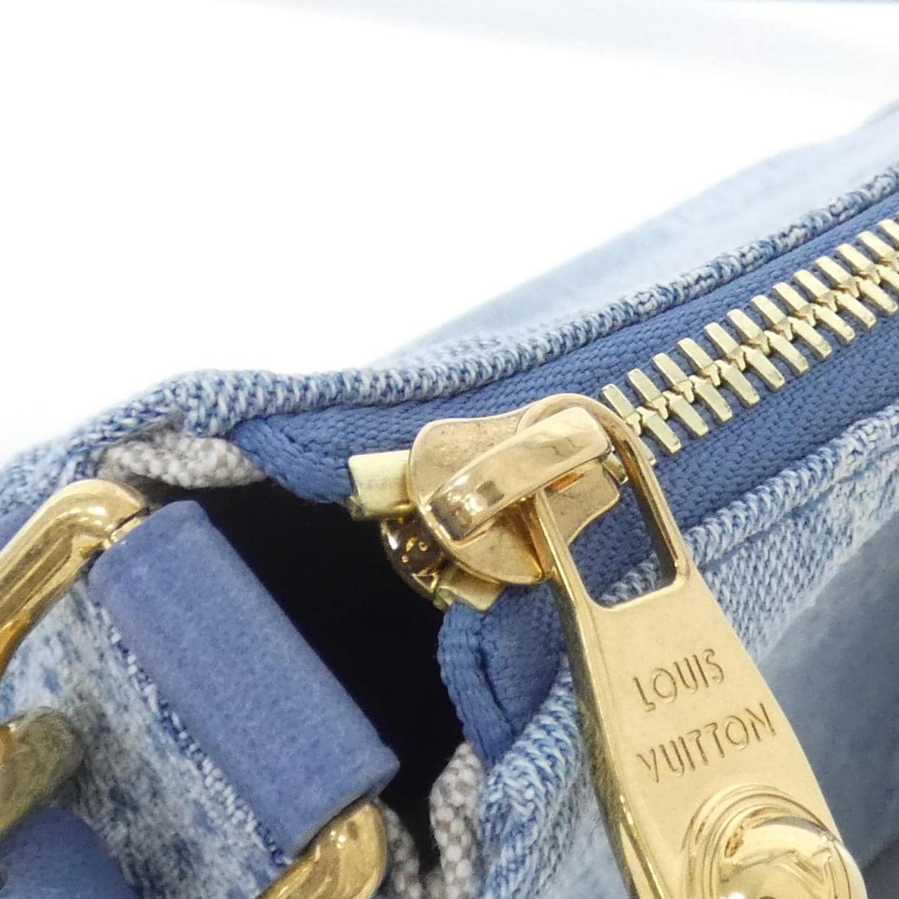 ルイヴィトン ダミエ デニム 3D ポシェット アクセソワール XL N00204 アクセサリーポーチ