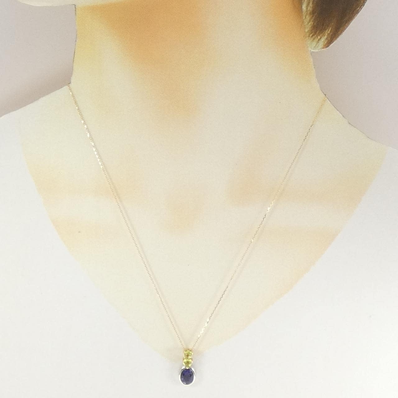 PT900/K18YG发光项链1.00CT