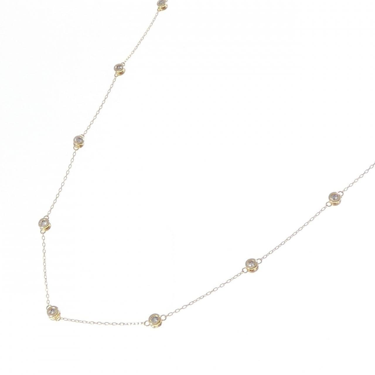 K18YG ダイヤモンド ネックレス 0.50CT