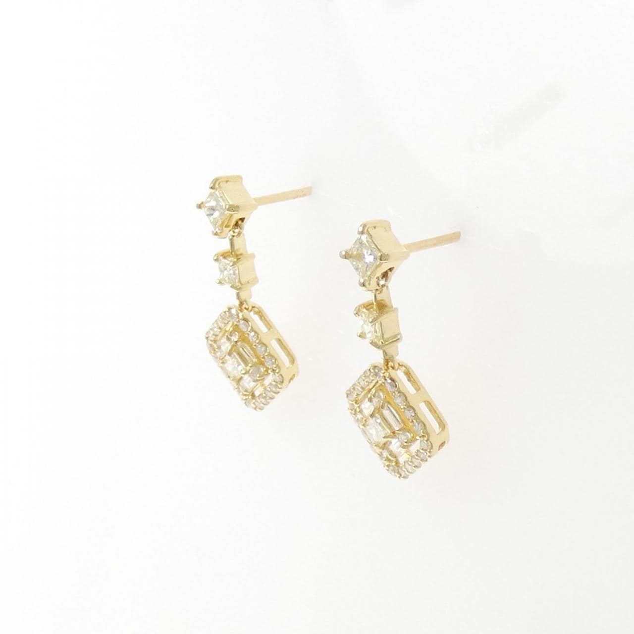 K18YG ダイヤモンド ピアス 0.60CT