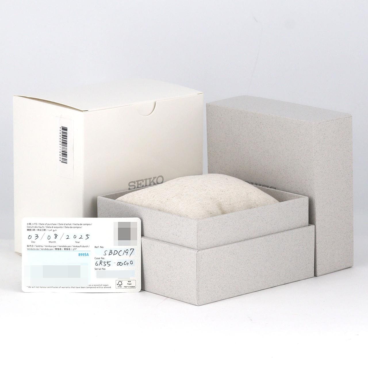 セイコー プロスペックス 6R55-00G0/SBDC197 SS 自動巻