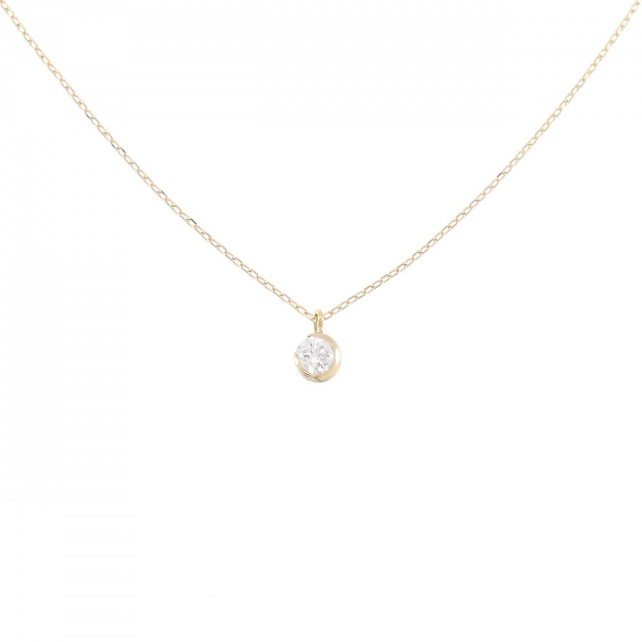 K18YG ダイヤモンド ネックレス 0.1CT
