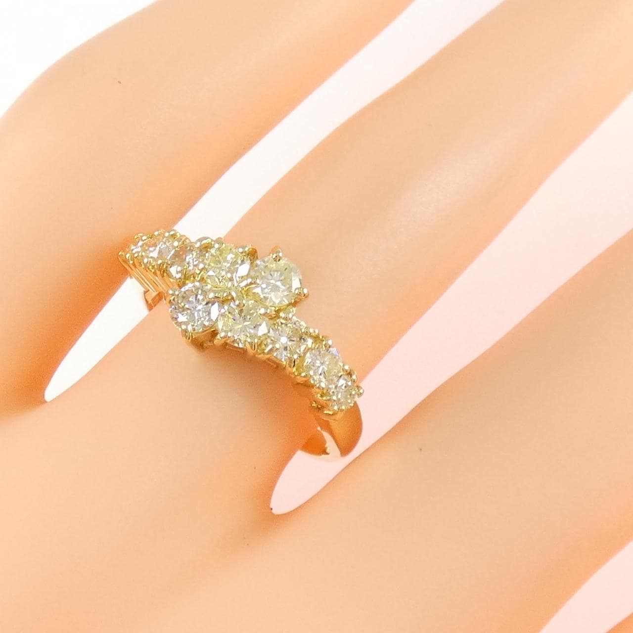 K18YG ダイヤモンド リング 1.00CT