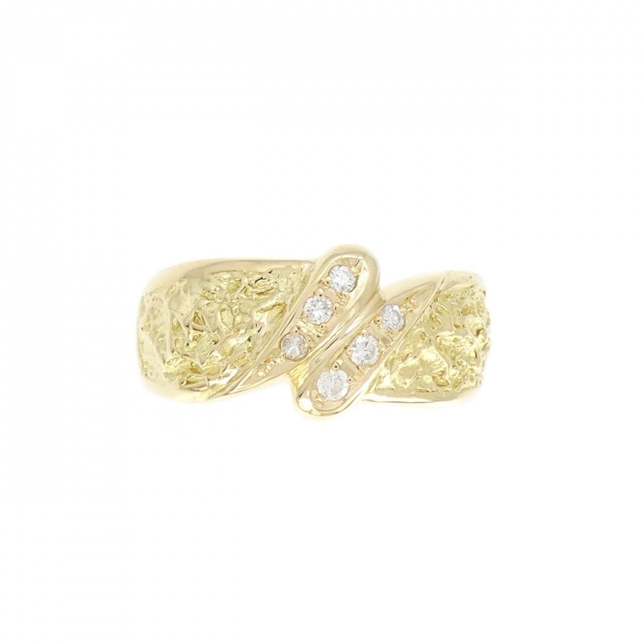 K18YG ダイヤモンド リング 0.10CT