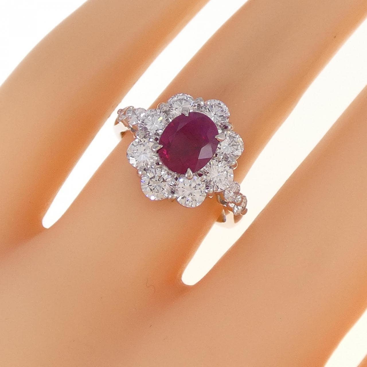 PT ルビー リング 1.48CT ビルマ産