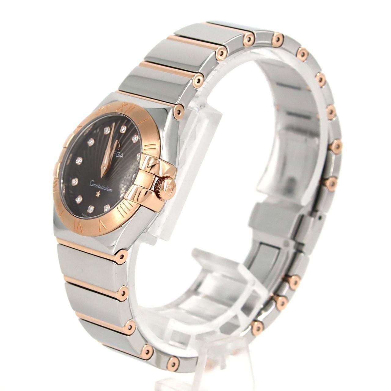 [新品] 欧米茄 星座系列 抛光 RG Combi 12P 123.20.27.60.63.002 SSxPG石英
