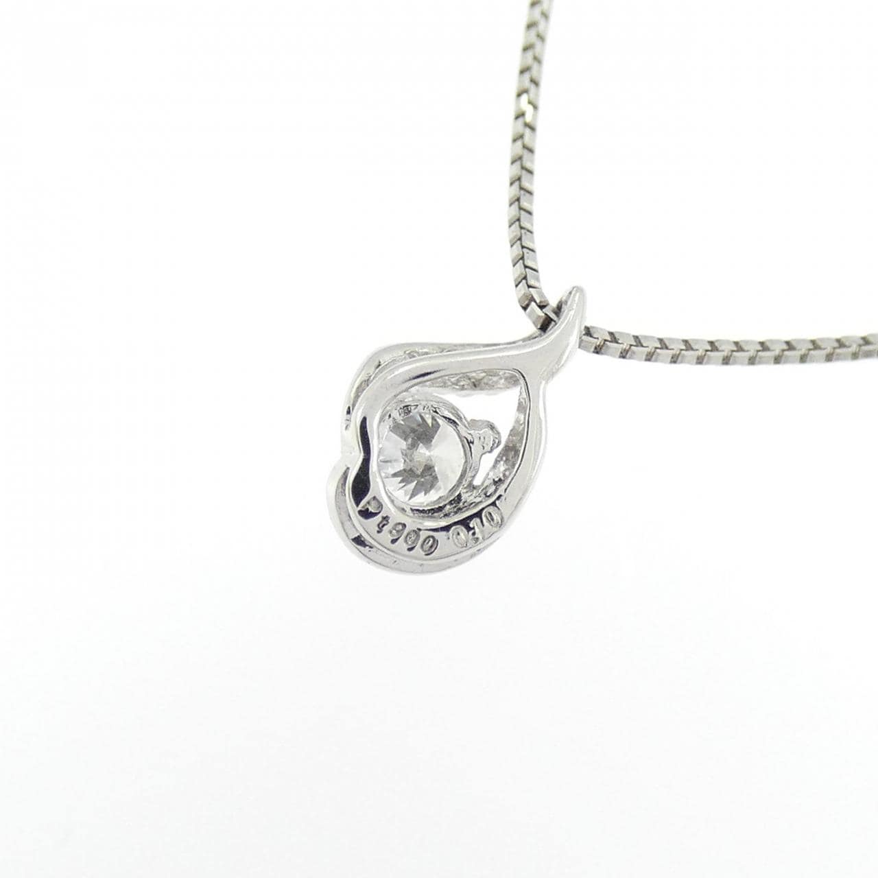PT900/PT850 ダイヤモンド ネックレス 0.10CT