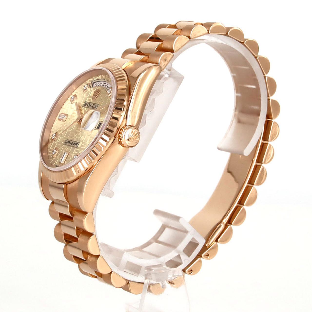 ロレックス デイデイト 118235A PG･RG 自動巻 K番