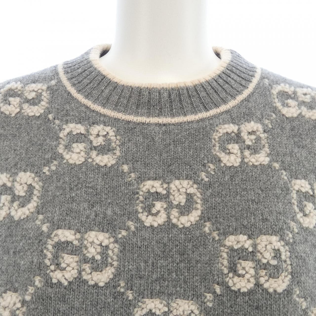 グッチ GUCCI GGブークレウールジャカードトップ 770059 XKCNA ニット