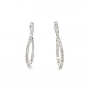 ジーエスティービー ダイヤモンド ピアス 0.70CT