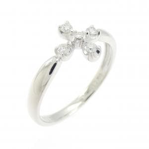 K18WG ダイヤモンド リング 0.11CT