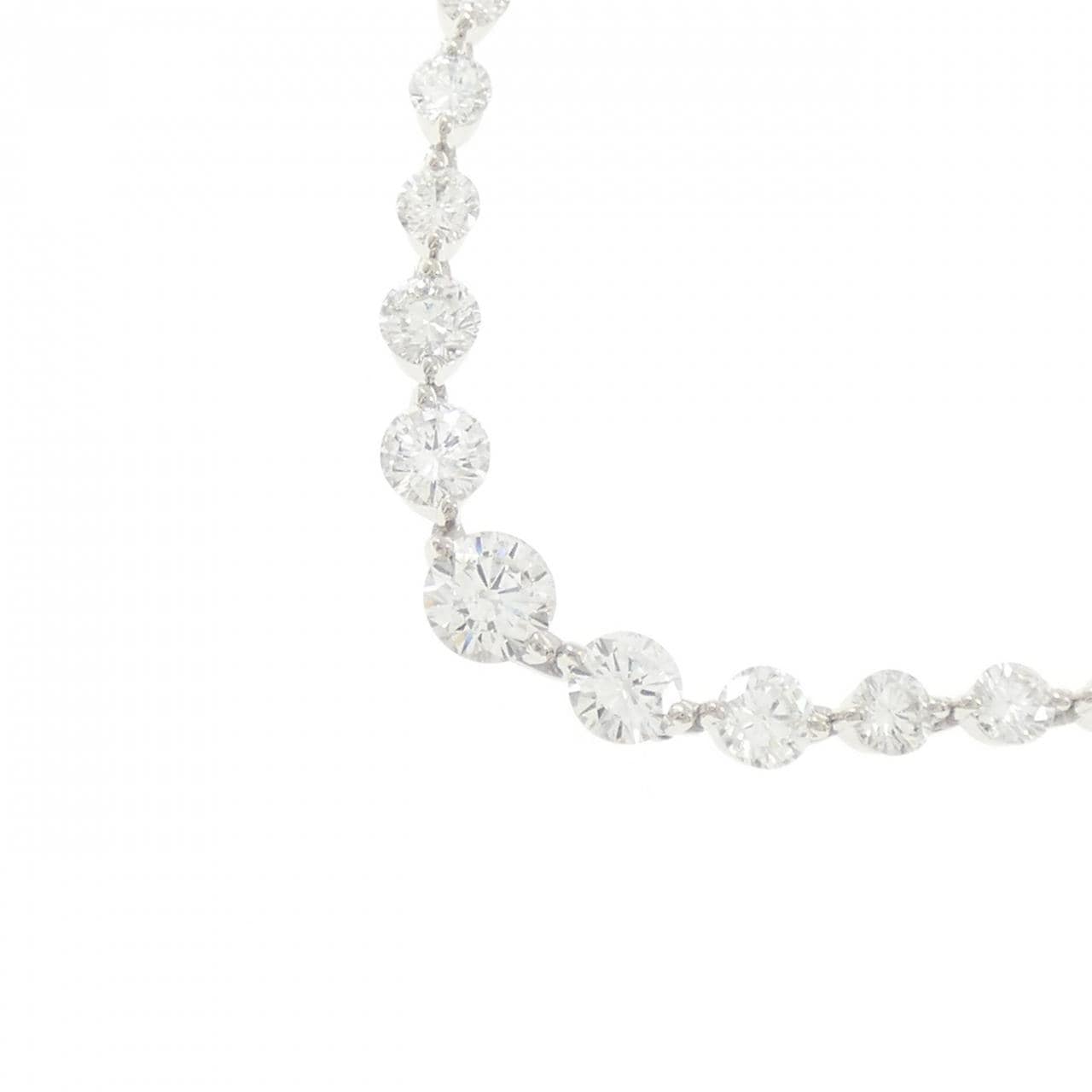 PT900 ダイヤモンド ネックレス 7.00CT