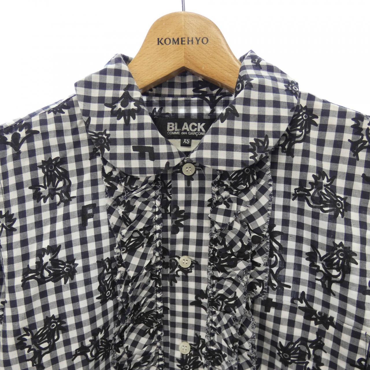 黑色COMME des GARCONS1M-B007襯衫