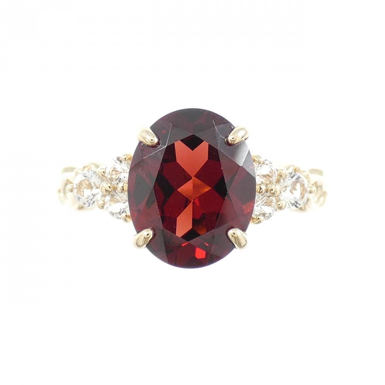 K10YG ガーネット リング