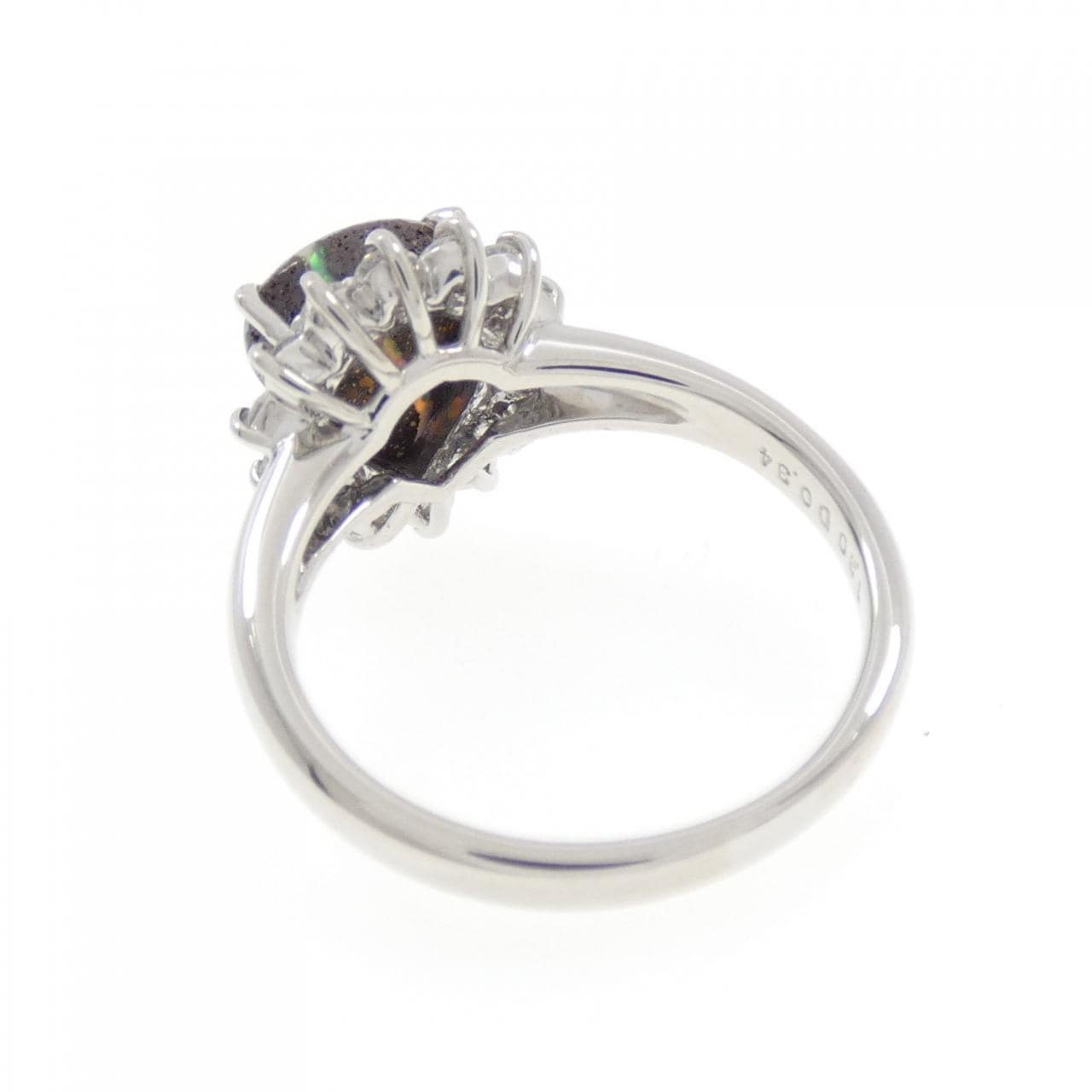 PT900 ボルダーオパール リング 1.30CT