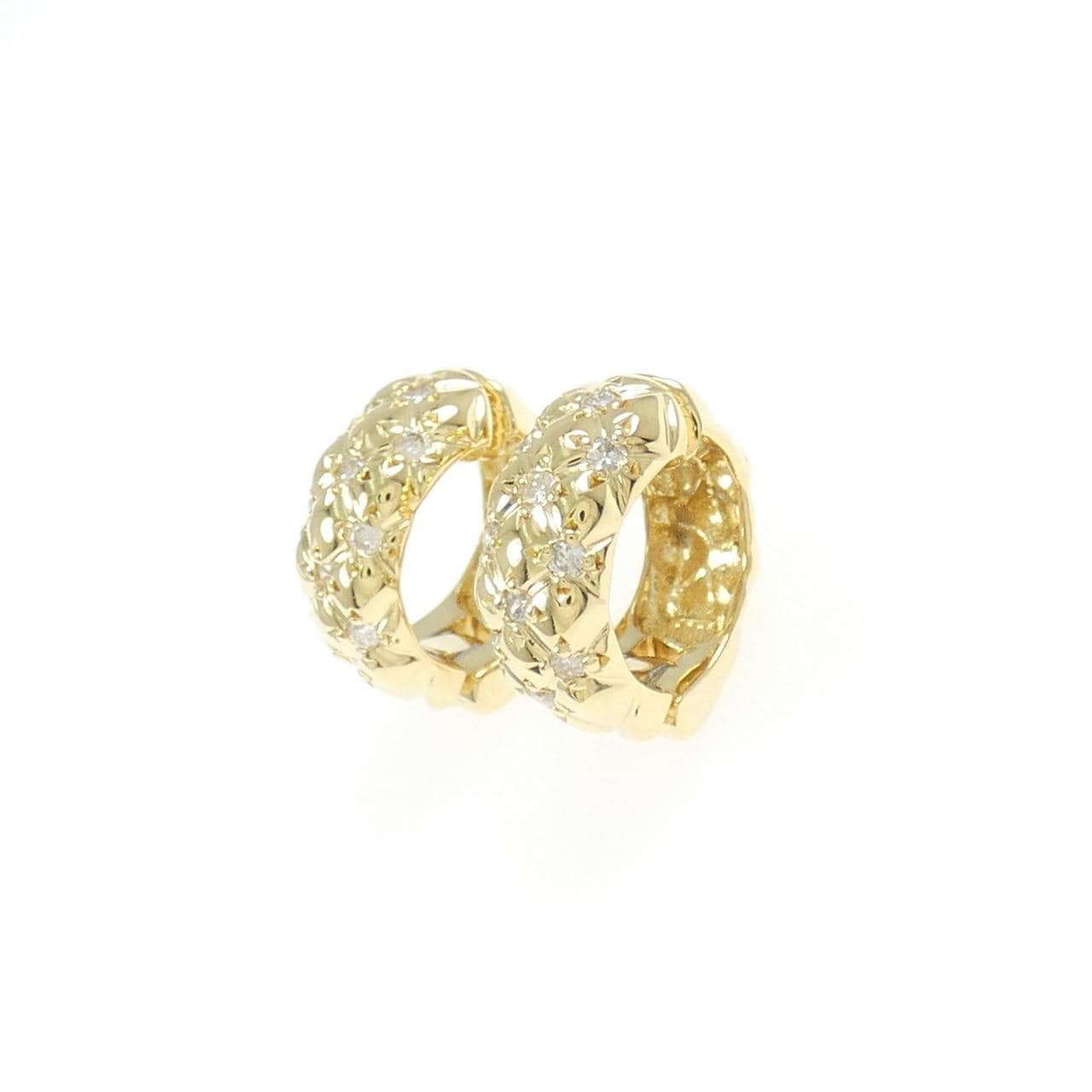 K18YG ダイヤモンド イヤリング 0.20CT