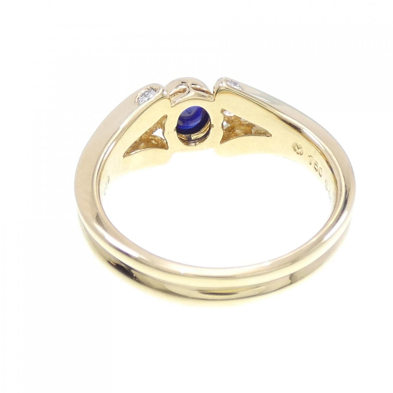 750YG Sapphire Ring 0.72CT