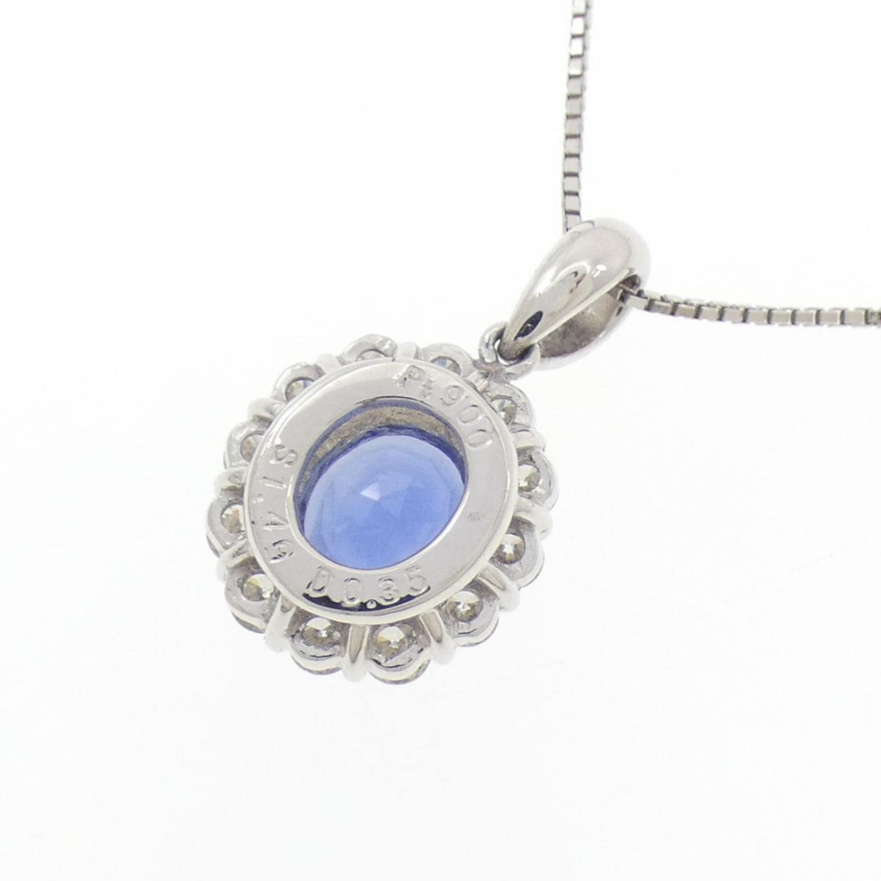 PT900/PT850 サファイヤ ネックレス 1.49CT