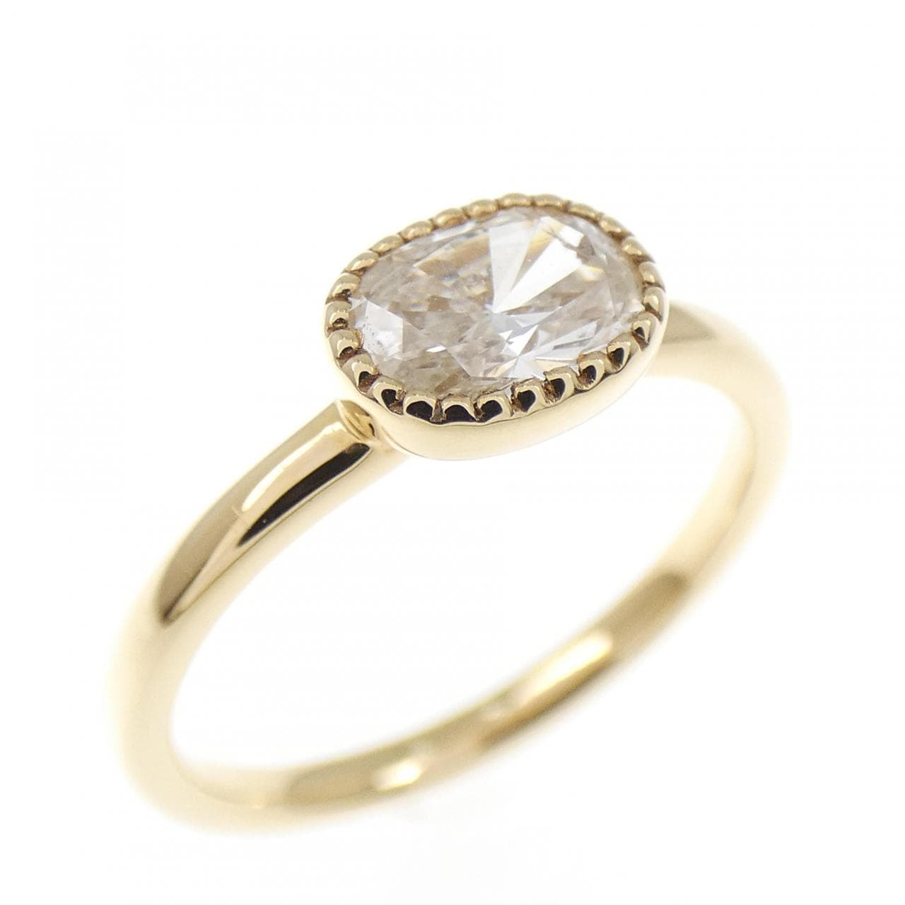 【新品】K18YG ダイヤモンド リング 0.45CT