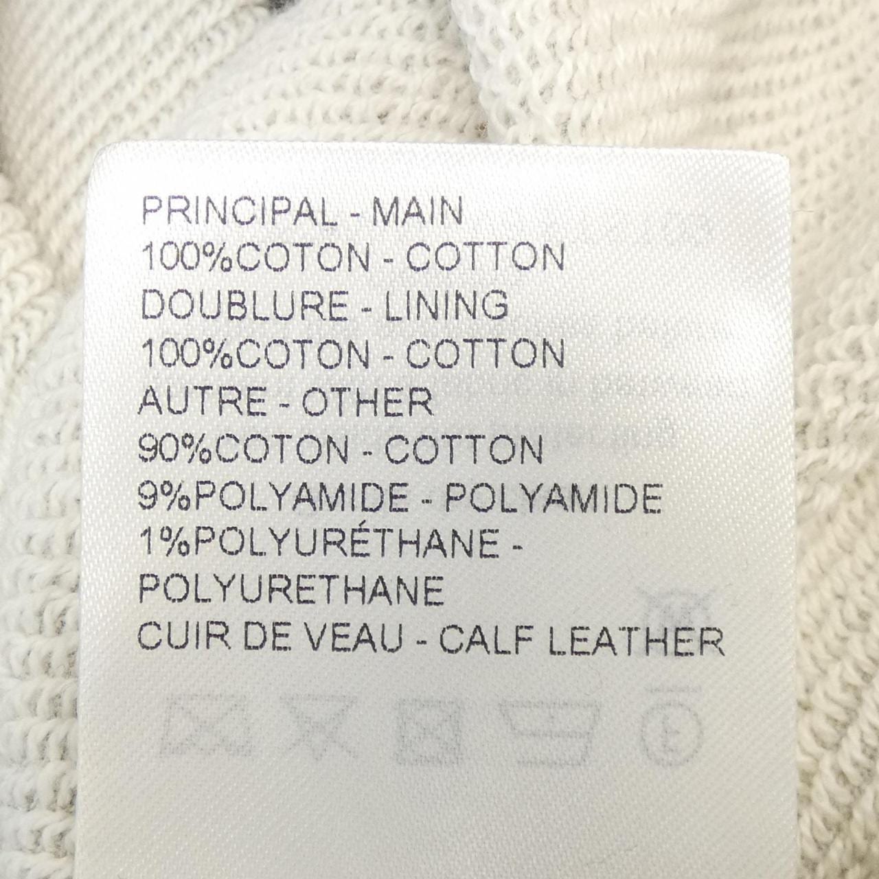 ルイヴィトン LOUIS VUITTON レザーアクセントフーディ FTST09LV8 パーカー