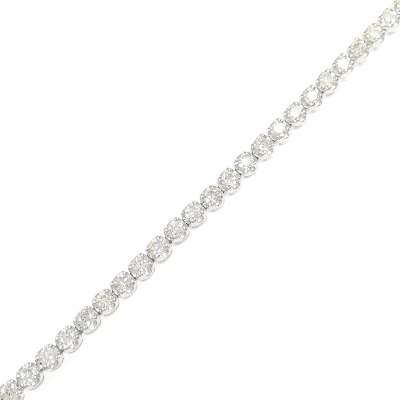 K18WG钻石手链1.00CT