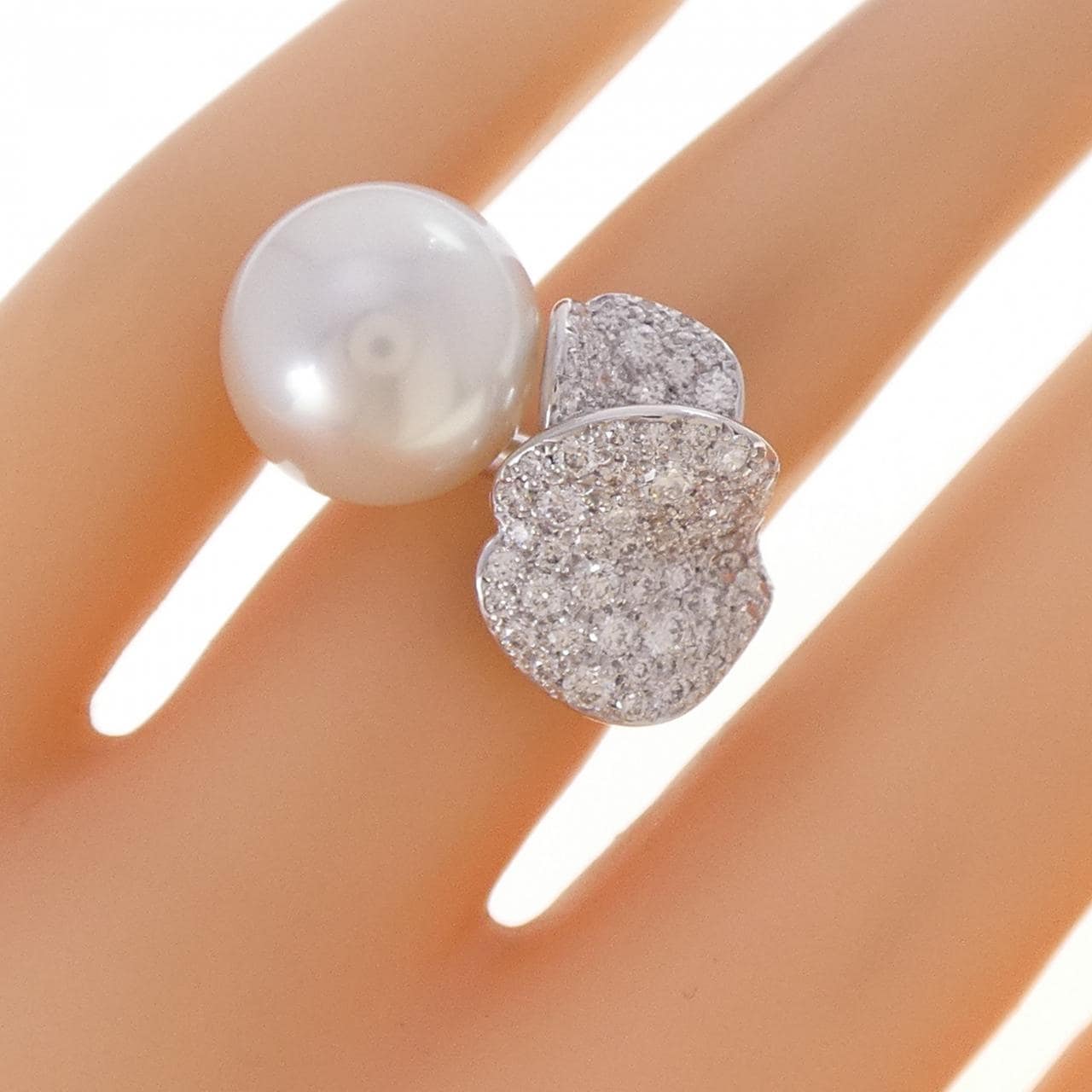 ミキモト 白蝶パール リング 12.1mm