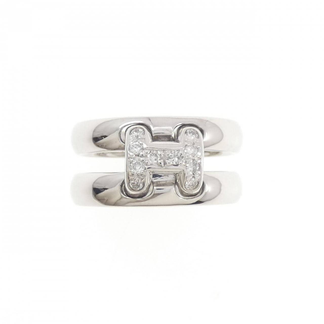 K18WG ダイヤモンド リング 0.15CT