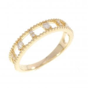 K18YG ダイヤモンド リング 0.12CT