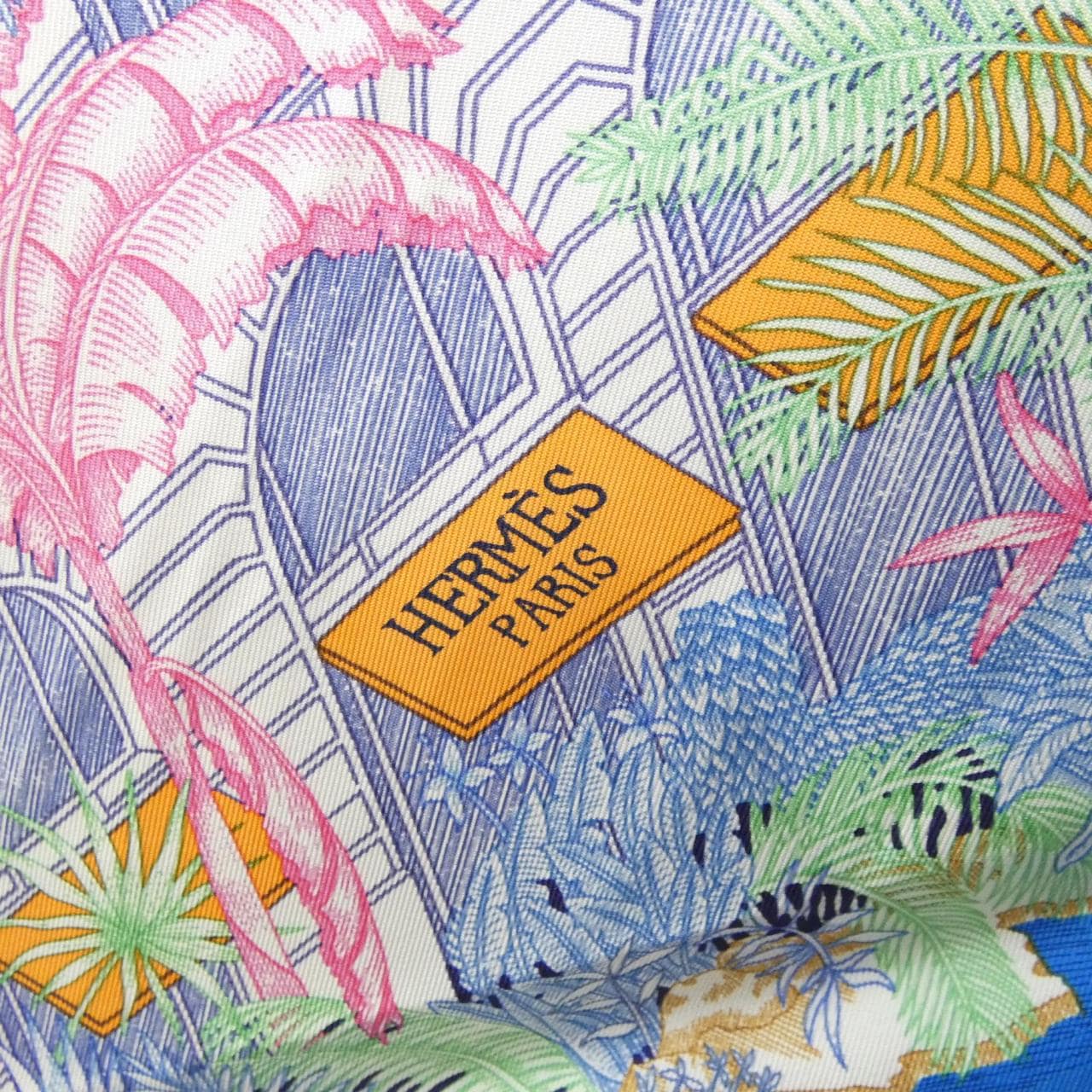 エルメス FAUBOURG TROPICAL カレ 003602S スカーフ