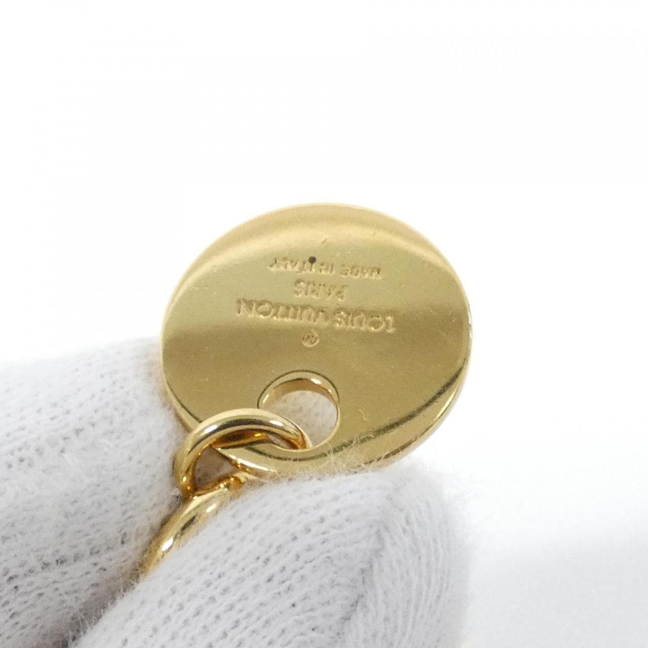 ルイヴィトン バッグチャーム LVサークル M68000 キーリング