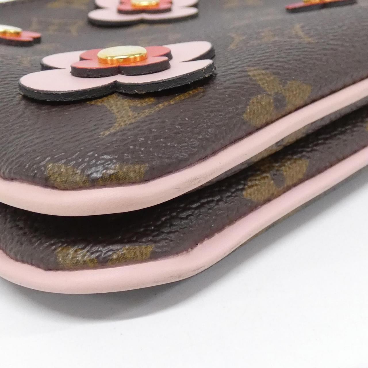 ルイヴィトン モノグラム(フラワー) ポシェット ドゥーブル ジップ M63905 ショルダーバッグ