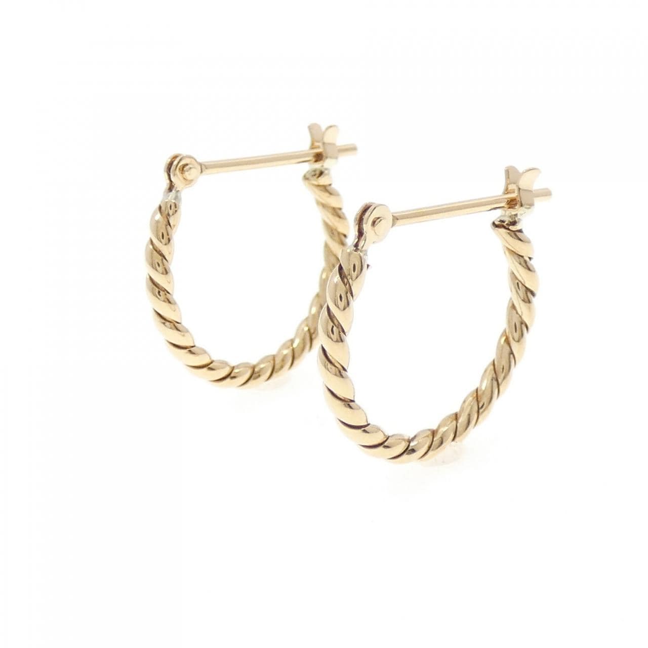 K18YG earrings