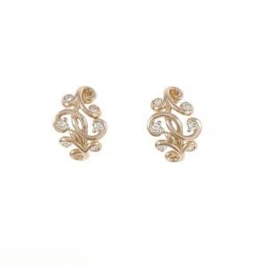 K18PG ダイヤモンド ピアス 0.12CT