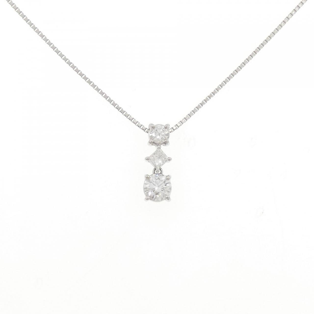 PT900/PT850 ダイヤモンド ネックレス 0.322CT