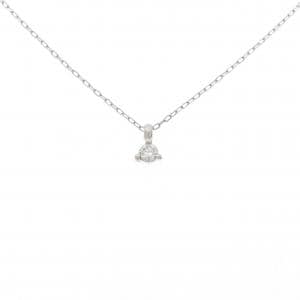 PT850 ソリティア ダイヤモンド ネックレス 0.1CT