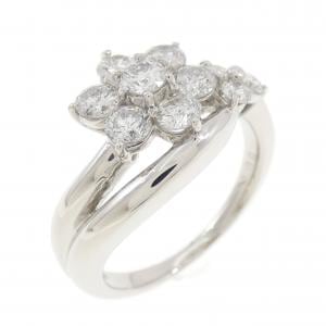PT900 フラワー ダイヤモンド リング 1.00CT