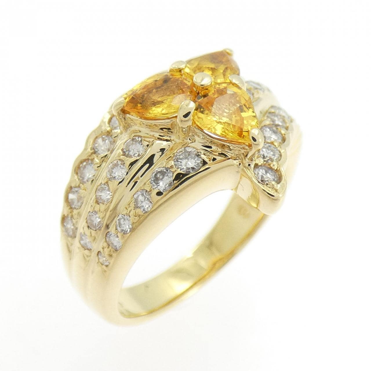 K18YG サファイヤ リング 1.05CT