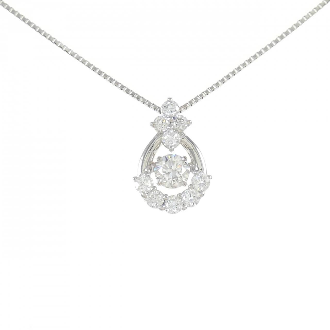 [BRAND NEW] PT Diamond Necklace 0.274CT E SI2 Good