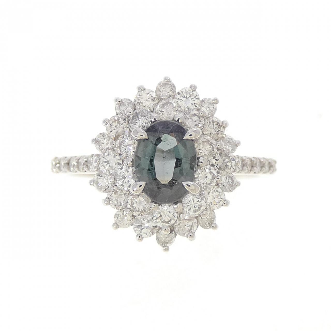 PT950 アレキサンドライト リング 0.52CT ブラジル産