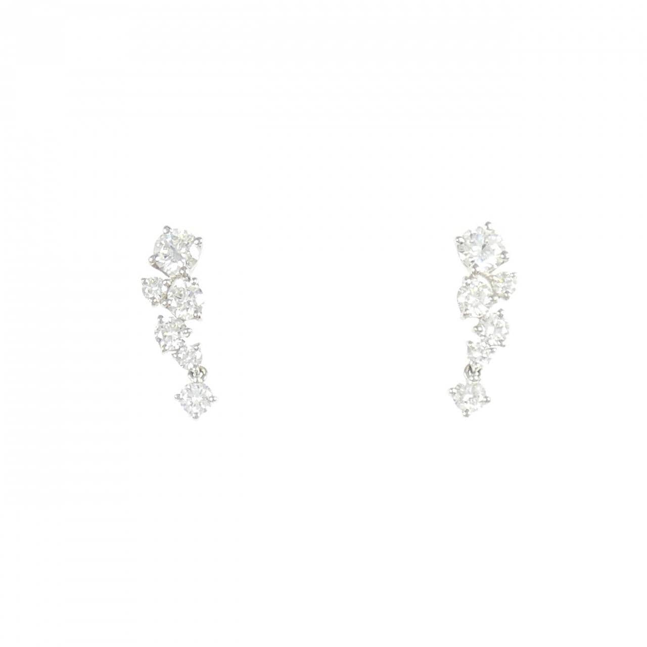 フォーエバー　マーク ダイヤモンド ピアス 0.70CT