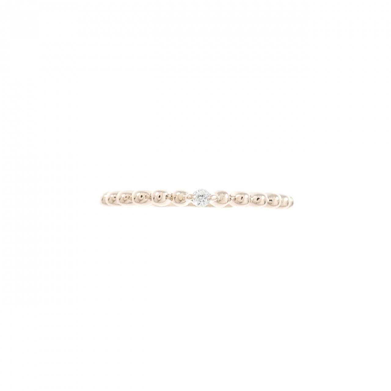 K10PG ダイヤモンド ピンキーリング 0.01CT