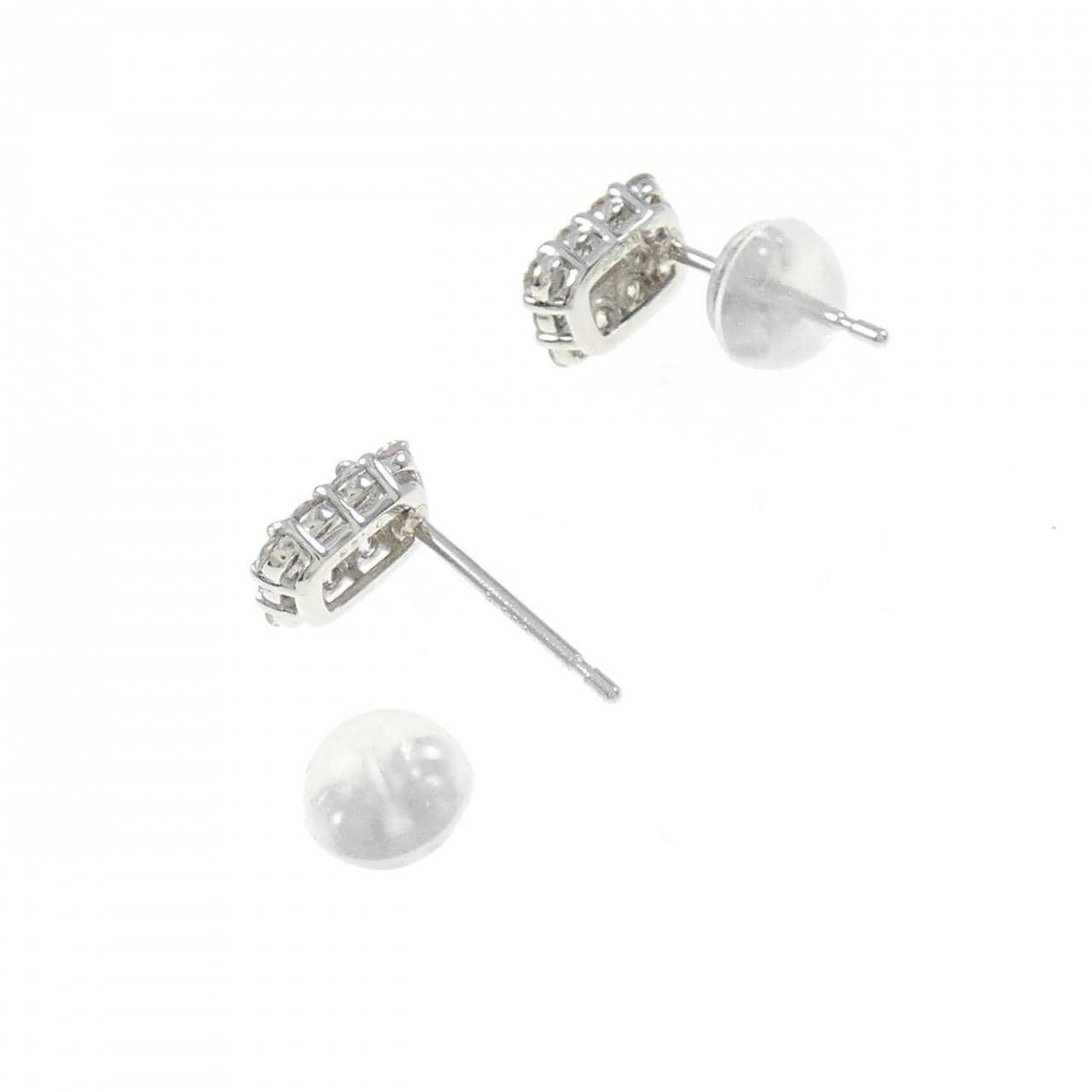 [BRAND NEW] PT900 Diamond earrings 0.44CT